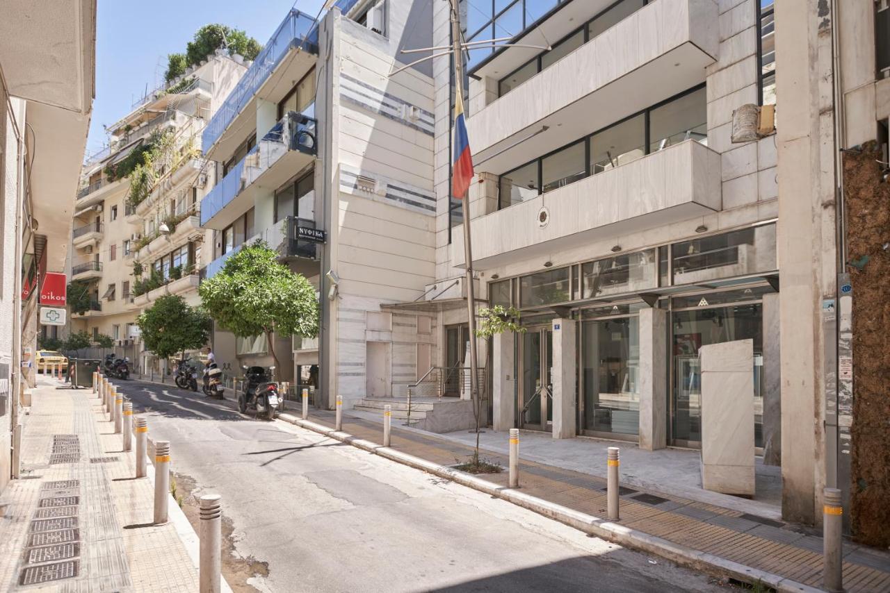 אתונה Charitos Iχ, Chic N Modern 2Bd Apt מראה חיצוני תמונה